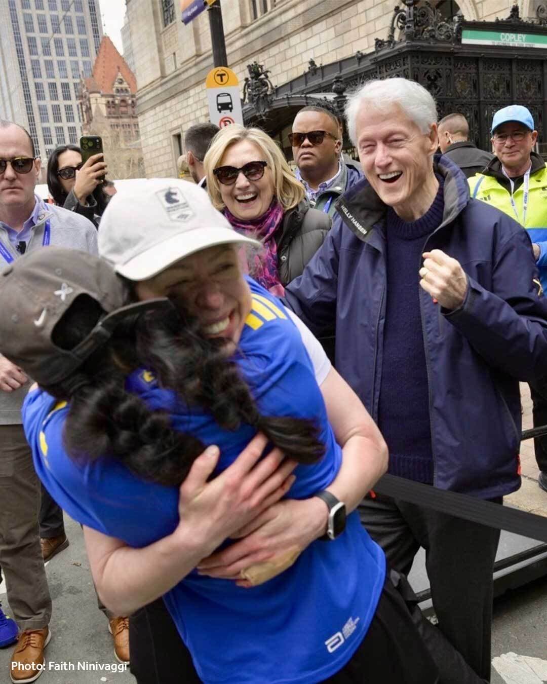 클린턴 딸 보스턴 마라톤 완주 했네요