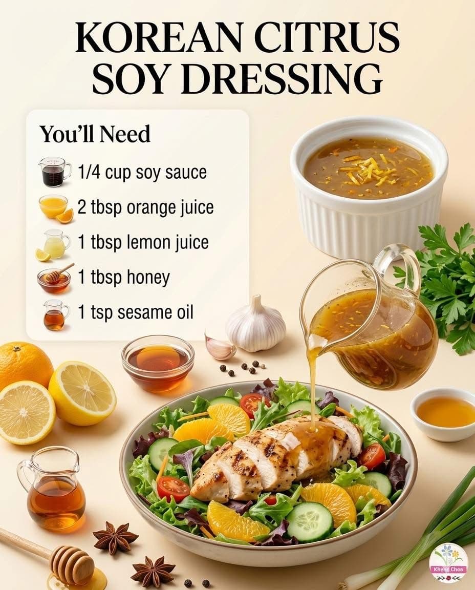 Korean Citrus Soy Dressing 레시피
