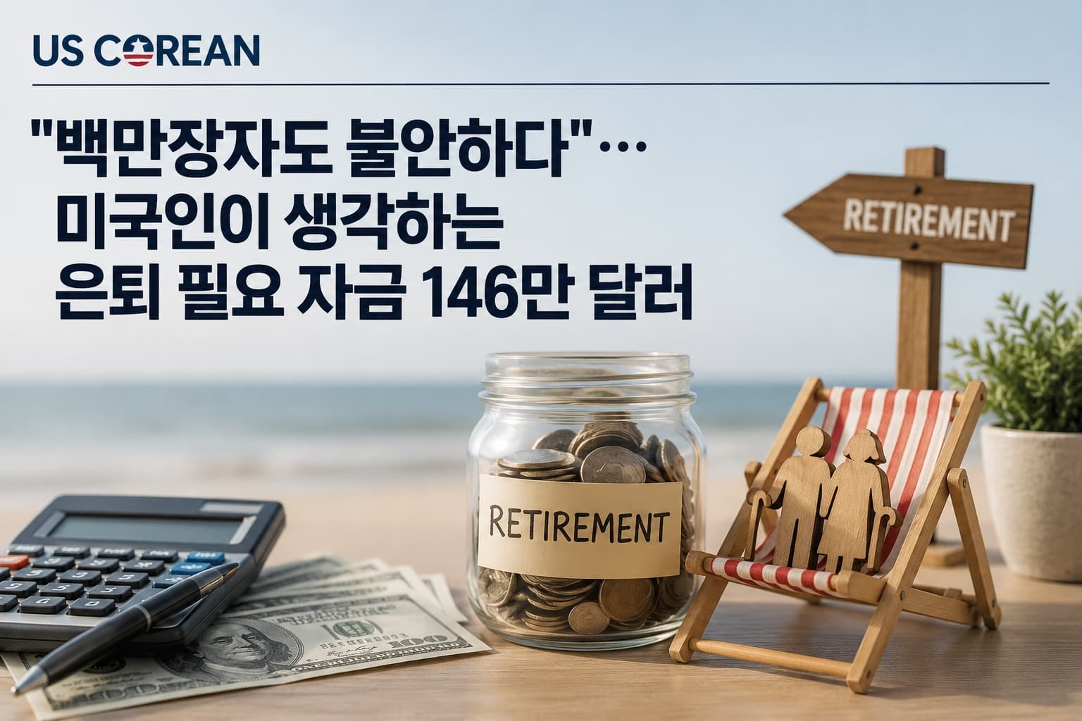“백만장자도 불안하다”… 미국인이 생각하는 은퇴 필요 자금 146만 달러